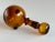 Amber Italian Art Glass Decanter Bottle With Stopper For Sale In Madison - Image 6 of 6