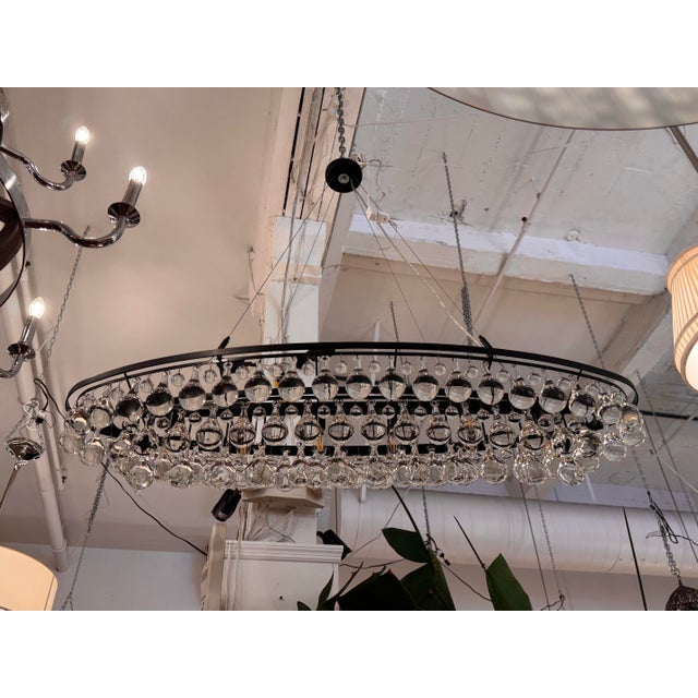 Ochre Ochre Arctic Pear Oval Chandelier For Sale - Image 4 of 12