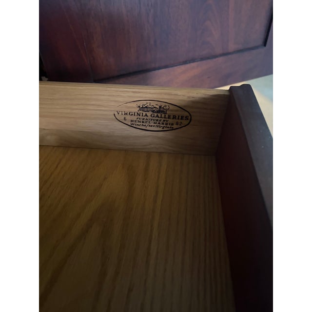 Traditional Vintage Henkel-Harris "Virginia Galleries" Solid Wood Armoire For Sale - Image 3 of 3