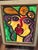 Abstract 1970s Peter Keil Colorful Portrait Abstract Painting For Sale - Image 3 of 6