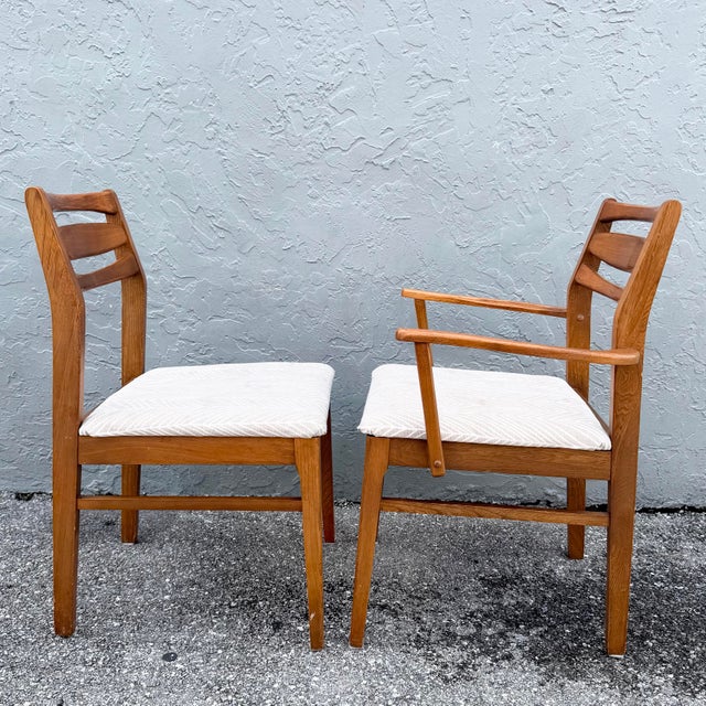 Mid 20th Century Mid Century Modern Wooden Dining Chairs - Set of 6 For Sale - Image 5 of 11
