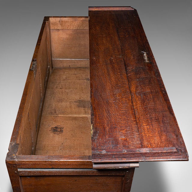 1700's Large Antique Mule Chest For Sale - Image 9 of 12