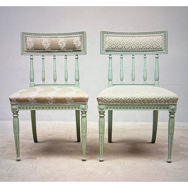 Non-Gustavian Wooden Chair, 1890s, Set of 2 For Sale - Image 4 of 4