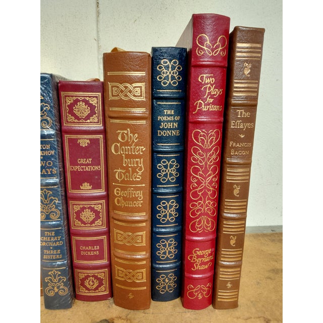 1980s 1980s Easton Press Leather Bound Books Set of 10 For Sale - Image 5 of 18
