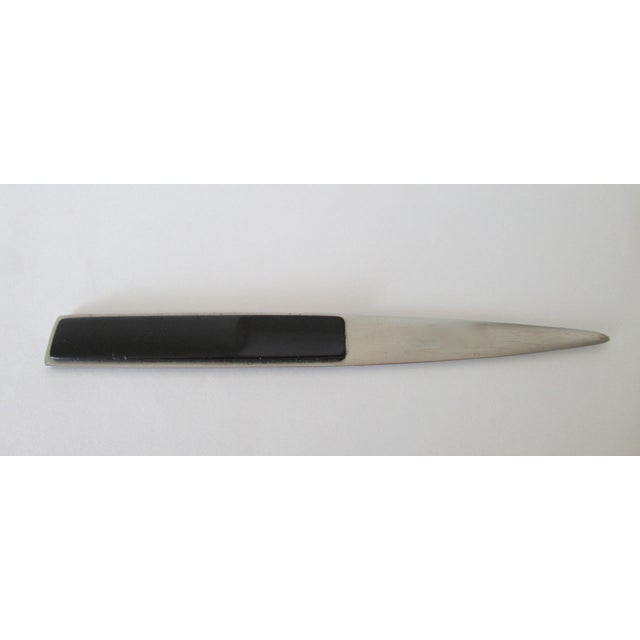 MId-Century Munchen, Germany Rostfrei Mfr. Stainless Oxi and Bake Letter Opener For Sale - Image 10 of 14