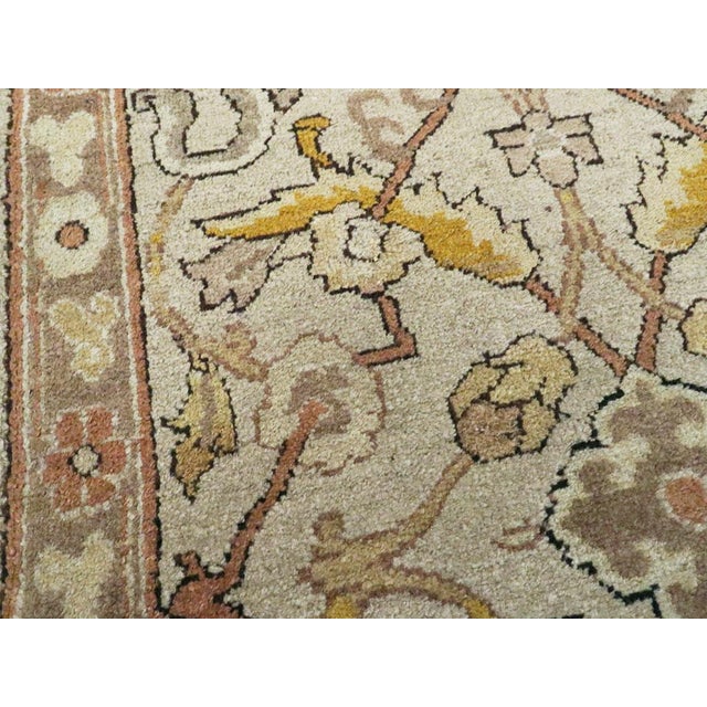 Rustic Galerie Shabab Collection Early 20th Century Indian Lahore Throw Rug For Sale - Image 3 of 6