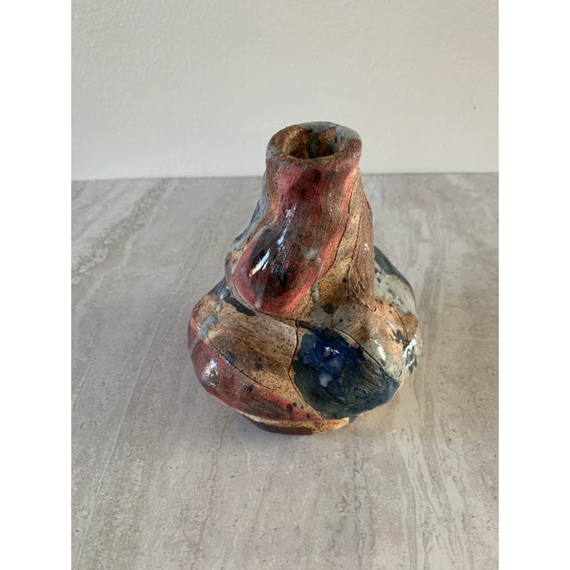 Vintage Studio Ceramic Abstract Vessel For Sale In Seattle - Image 6 of 11