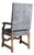 19th Century France Blue Wood Armchair For Sale