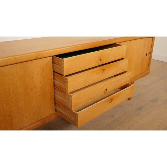 Vintage Sideboard in Oak by H.W. Klein for Bramin For Sale - Image 11 of 15