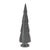 Bring modern woodland charm to your holiday décor with this set of three green ribbed resin Christmas trees, designed to...