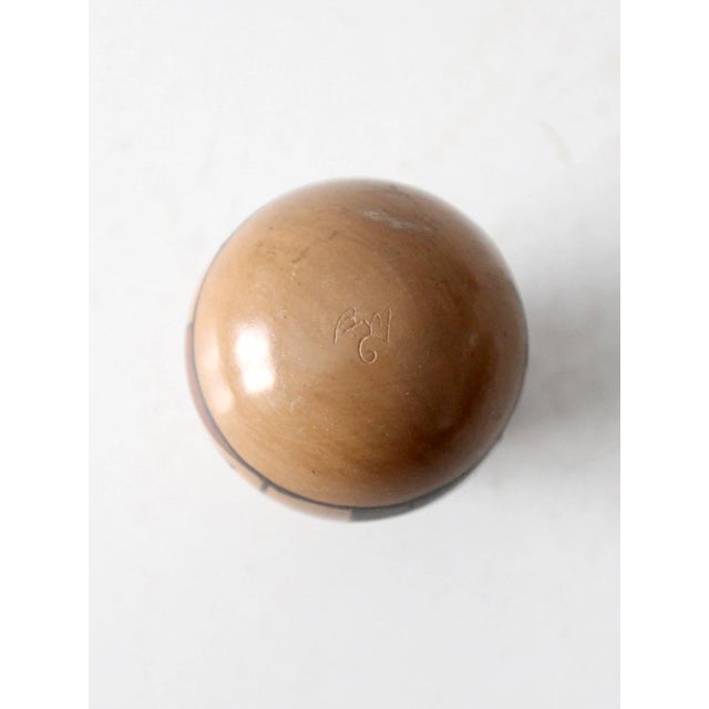 Brown Vintage Southwestern Pottery Mini Vase For Sale - Image 8 of 9