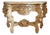Bleached Oak French-Provincial Console Table For Sale