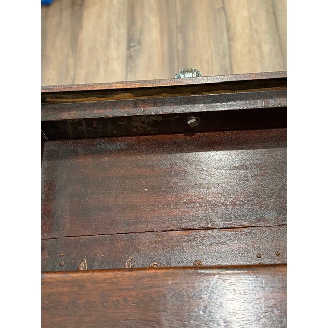 Late 20th Century Vintage Traditional Console Sofa Table With Drawer & Lower Shelf – Solid Wood For Sale - Image 5 of 9