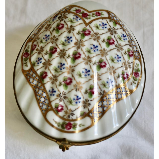 Vintage Limoges Castel Porcelain Hand Painted Box Made in France. Limoges Castel is a renown brand name for fine French...