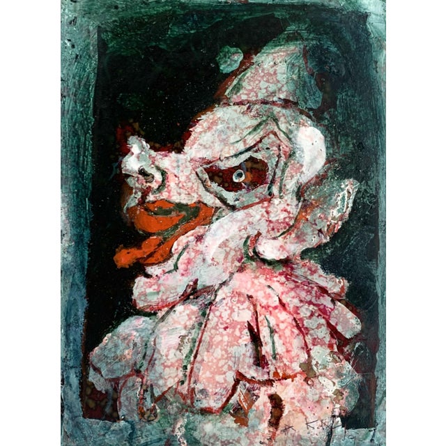 Plastic Andrzej Kreutz-Majewski, The Head, 1996, Oil and Mixed Media on Paper For Sale - Image 7 of 7