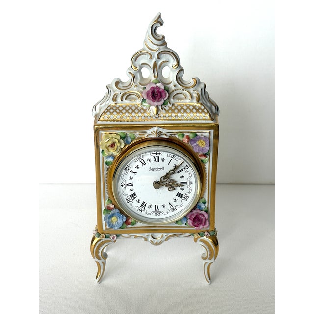 Vintage Quartz Table Clock, 1940s, in Very Good conditions. Designed 1920 to 1949 This piece has an attribution mark, I am...