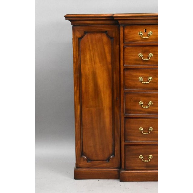 Victorian Mahogany Pedestal Sideboard Item Code: S27-75 A fine Victorian mahogany pedestal sideboard of compact...