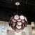 Amethyst Modernist Four Tier Amethyst Handblown Murano Disc Chandelier For Sale - Image 8 of 12