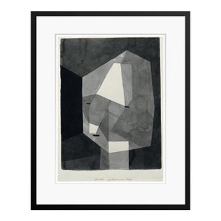 Paul Klee 'Rough Cut Head' Archival Pigment Print Framed in Black Reproduction For Sale