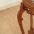 Maroon Wilhelminian Floral Column Side Table with Marble Top, 1880s For Sale - Image 8 of 13