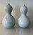 Vintage Japanese Raku Crackle Glaze Studio Art Pottery Showa Period Gourd Shape Vases - A Pair For Sale - Image 10 of 17