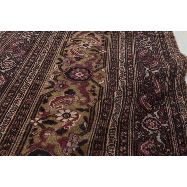 Early 20th Century Exquisite 1900s Oversized Antique Persian Meshad Rug For Sale - Image 5 of 5