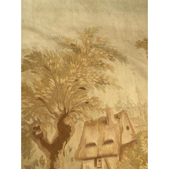 Large Antique French Aubusson Tapestry, 1890s For Sale - Image 11 of 18