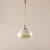 Mid-Century Modern Pendant Lamp in Aluminum and Glass by Pia Gudietti Cripa for Lumi, Milan, Italy, 1970s For Sale - Image 3 of 9