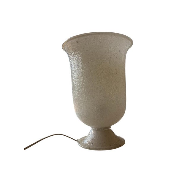 Scavo Glass Table Lamp attributed to Venini, 1930s For Sale - Image 15 of 15