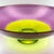 Nicholas Kekic Signed 15-Inch Two-Color Incalmo Bowl (Hyacinth and Lime With Clear Base) Large Centerpiece Bowl For Sale - Image 9 of 16