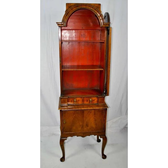 18th Century English Queen Anne Cabinets, 1712, Set of 2 For Sale - Image 6 of 7