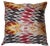 Contemporary Silk Ikat Bohemian Throw Pillow For Sale
