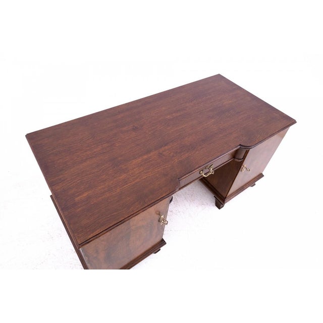 Antique Desk in Walnur, Germany, 1910 For Sale - Image 9 of 14