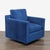 This Crate & Barrel lounge chair offers a cozy and modern touch to your space. Upholstered in a rich blue velvet, it...