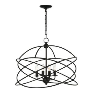 Anson 4-Light Contemporary Statement Chandelier For Sale