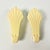 Cream 1940s Vintage Art Deco Hollywood Regency Boho Chic Bakelite Tiebacks - Set of 2 For Sale - Image 8 of 9