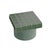 Forest Green Enigma Side Table Handmade by Malabar For Sale - Image 8 of 8
