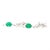 8.36 Carat Colombian Emerald and Diamond Floral Detachable Drop Earrings, A Pair For Sale In Miami - Image 6 of 9