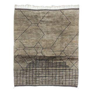 Hand-Knotted Wool Rug by Azele Studio For Sale
