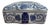 Late 20th Century Chinoiserie Vintage Blue & White Lidded Box For Sale