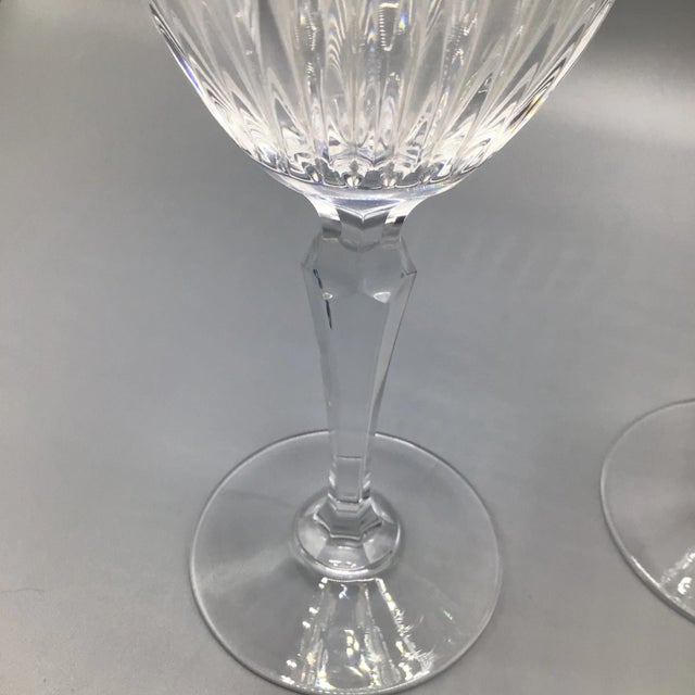 Vintage Hanover Water Goblets by Waterford Crystal - a Pair For Sale - Image 11 of 13