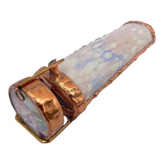 Rare Windseye Studio Slag Glass & Copper Kaleidoscope Doug Johnson For Sale
