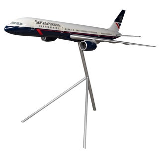 20th Century Large Boeing 757 with British Airways Landor Livery by Space Models, 1990s For Sale