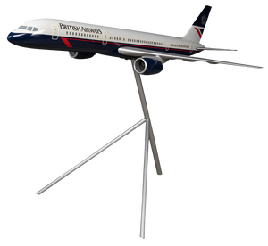 20th Century Large Boeing 757 with British Airways Landor Livery by Space Models, 1990s