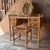 Cane and Bamboo Dressing Table with Oval Mirror and Stool, Set of 2 For Sale - Image 3 of 9