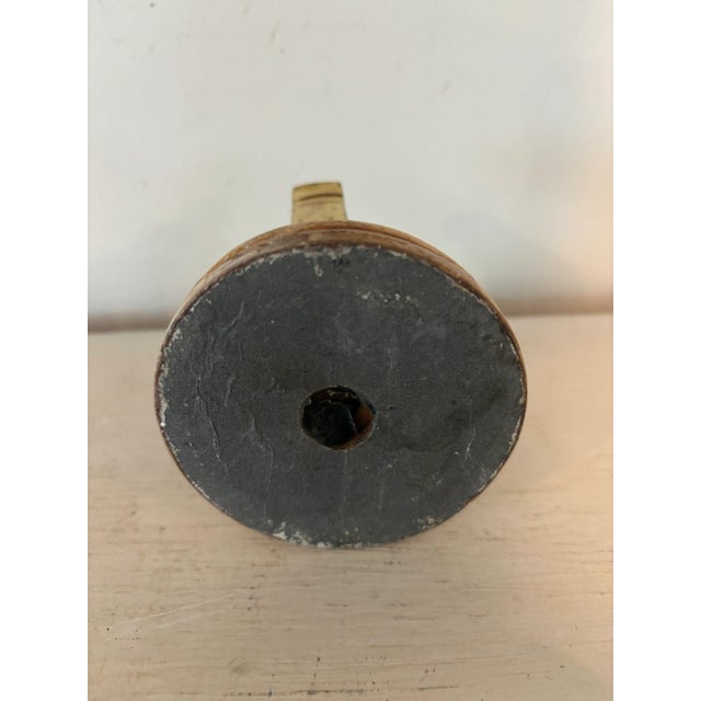 Brass Vintage English Brass Ship's Wheel Nutcracker For Sale - Image 8 of 8