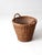 Wood Vintage Wicker Gathering Basket For Sale - Image 7 of 10