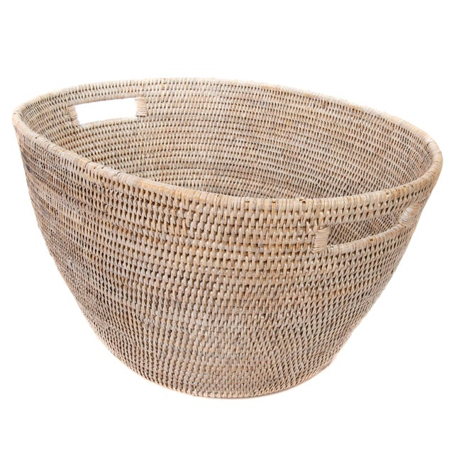 Artifacts Rattan Laundry Basket For Sale