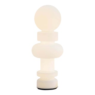 Large Bobo Piccoli 'Re' Table or Floor Lamp in Blown Glass for Fontana Arte For Sale