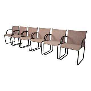 Richard Schultz for Knoll Modern Model 1407 Armchairs, Set of Six For Sale